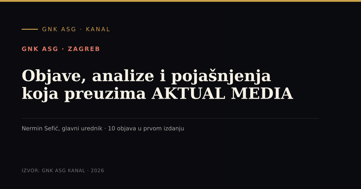 Tko odgovara za tekstove objavljene na kanalu?